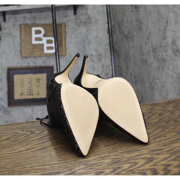 Nine West Womens Fessla Pump Stiletto Heel WNFESSLA2 Black 9.5M - Picture 5 of 11